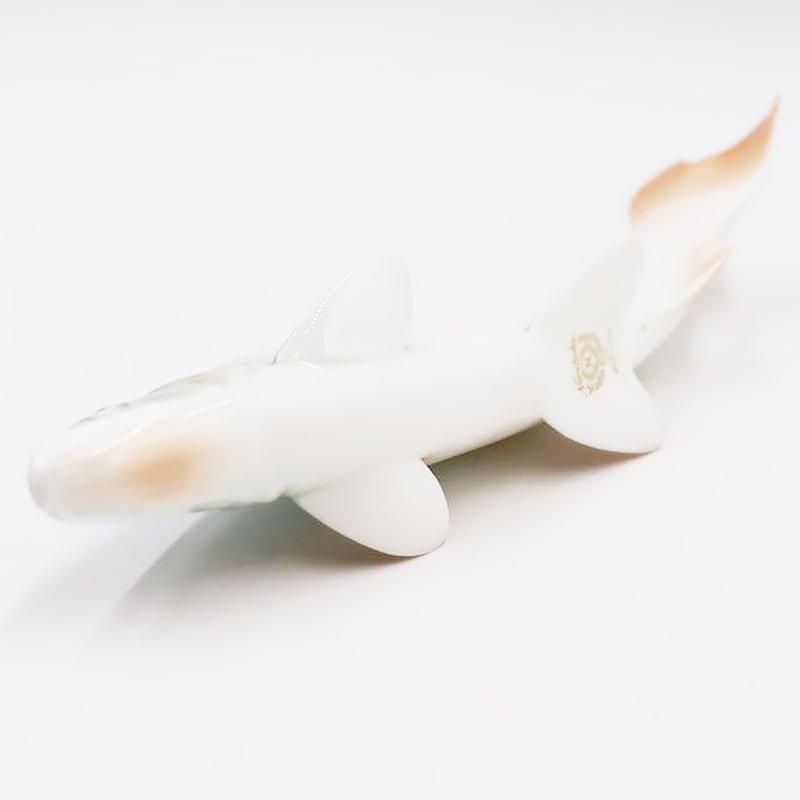 アンティークノリタケ鮎置物 美しく希少な一品