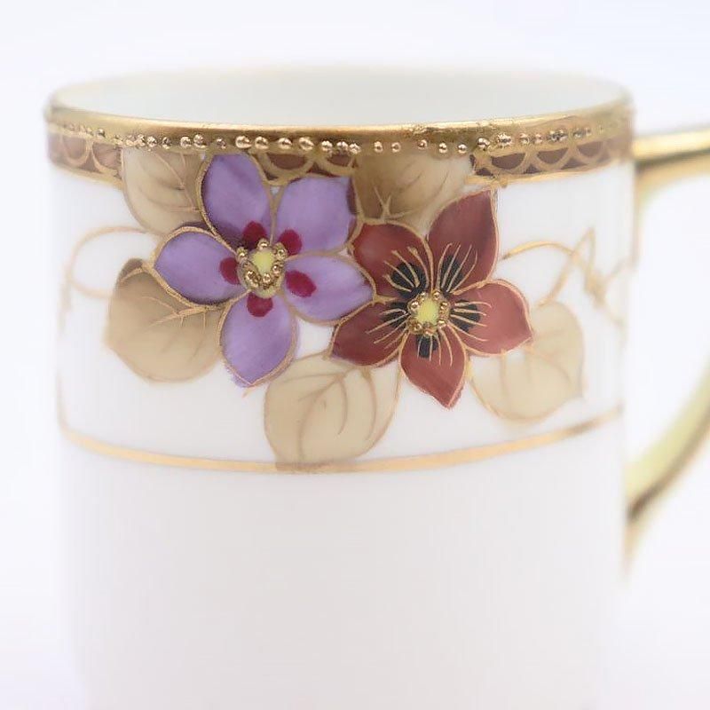 オールドノリタケ NORITAKE 輸出用 デミタスカップ&ソーサー オールドノリタケ NORITAKE 輸出用 デミタスカップ&ソーサー