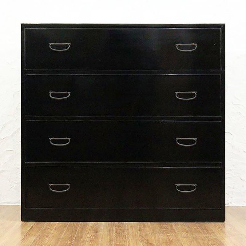 管175☆総桐箪笥☆和家具☆着物箪笥☆レトロ 楽天市場】日本製 民芸調総桐箪笥 5段 幅100 完成品 高さ96