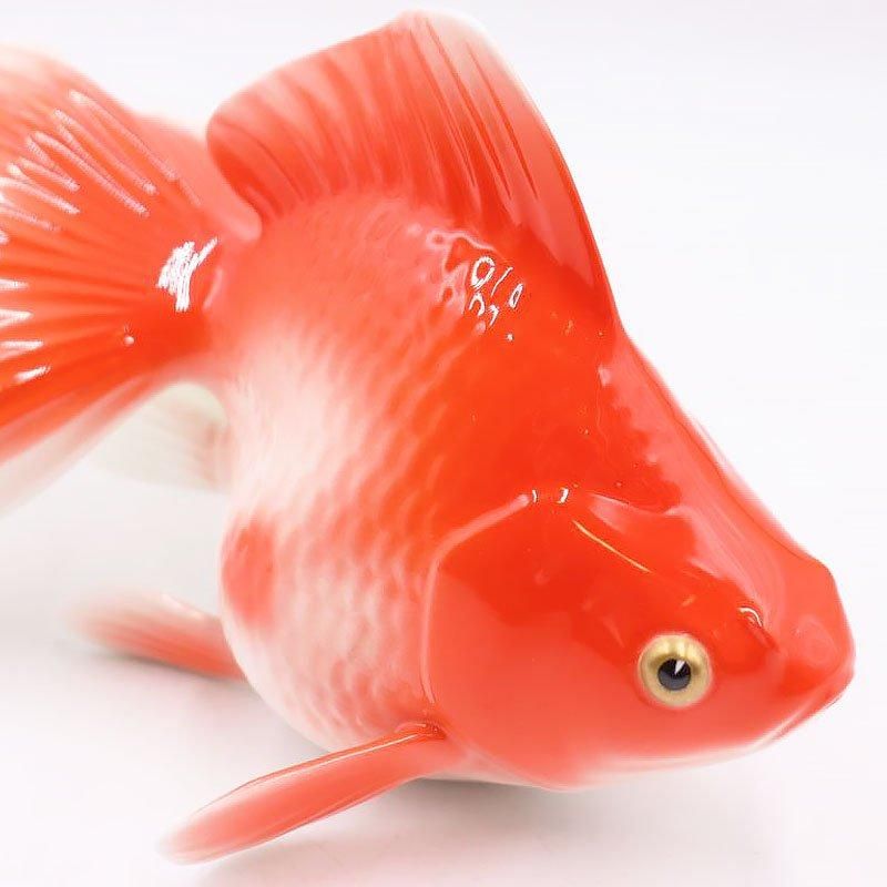 ボーンチャイナ　動物　陶器　置物　ノリタケ ノリタケボーンチャイナ 魚 置物 昭和21年頃