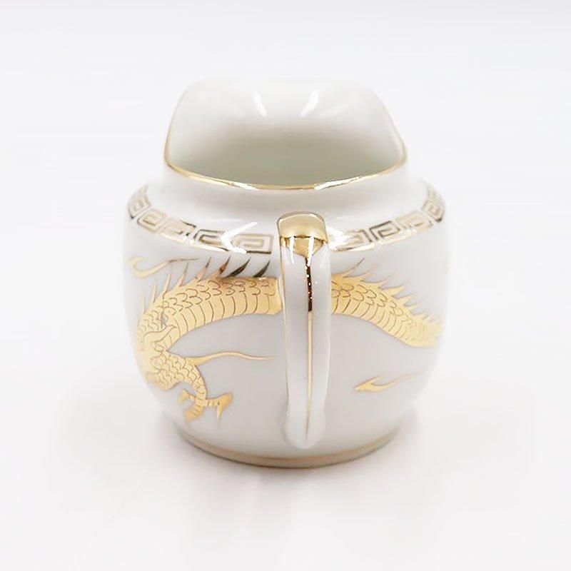 九谷焼クリーマー 明治大正時代の希少金龍画