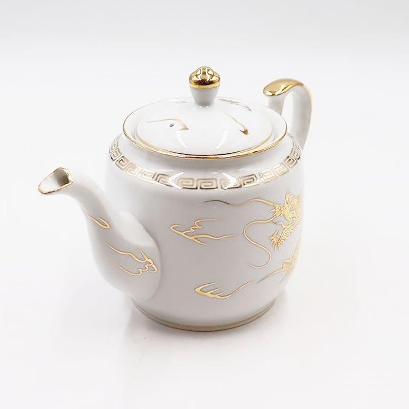 希少な明治大正期の九谷焼金龍ポット