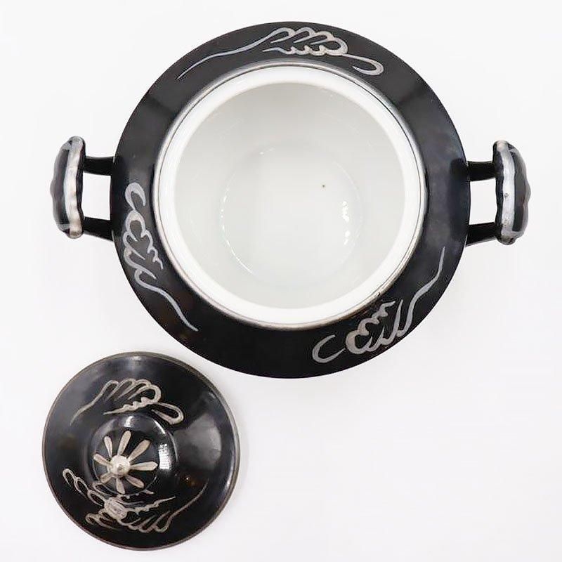 GE】M463【コレクター所蔵品】時代 青手古九谷丸鉢/日本美術