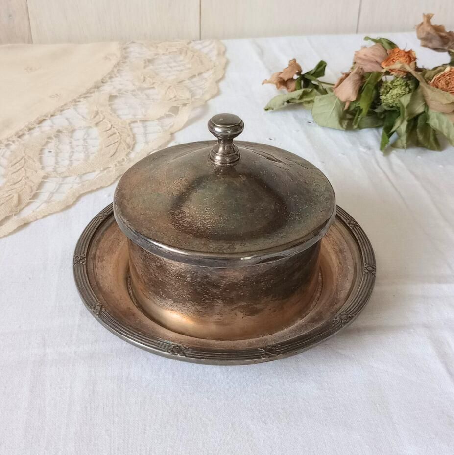 銅製蟹机上の友アンティークヴィンテージ