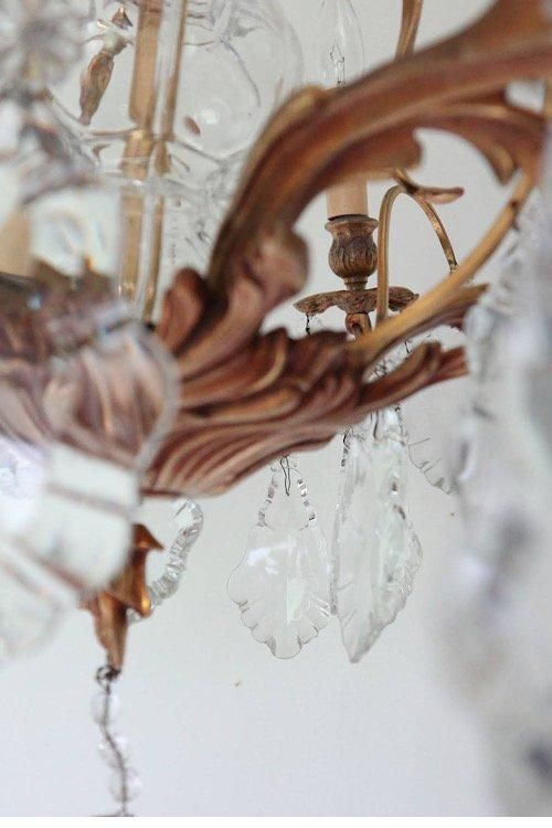 美しいフランス製アンティーク6灯シャンデリア