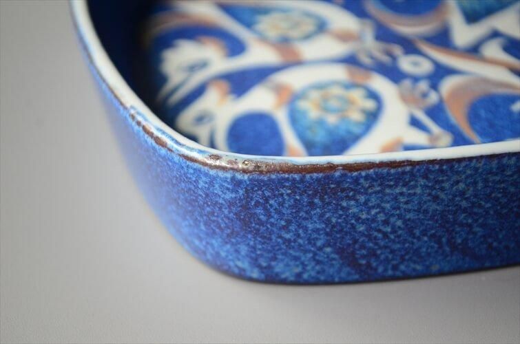 Royal Copenhagen Fajance Baca スクエアトレー 16.5cm プレート