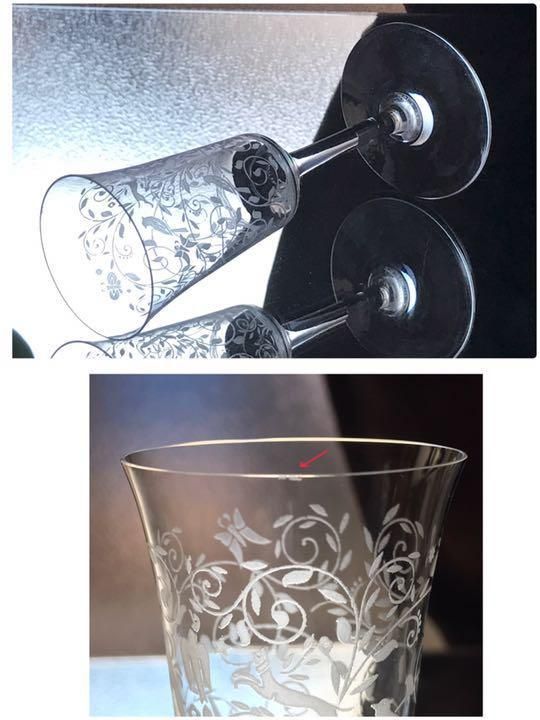 極美品オールドバカラ Baccarat レイラ Leillahワイングラス