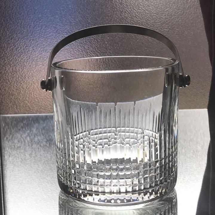 極美品】バカラBaccaratナンシーNancyアイスペール|コップ・グラス 極美品】バカラBaccaratナンシーNancyアイスペール|コップ・グラス