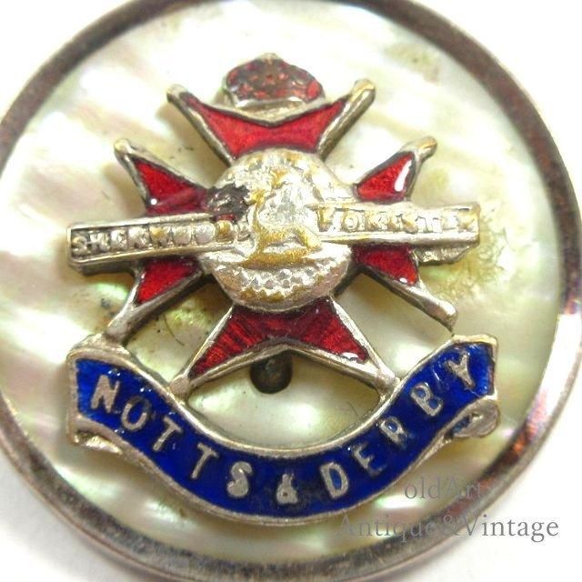 英国イギリス軍1910年代アンティークマザーオブパール 英国イギリス軍1910年代アンティークマザーオブパール