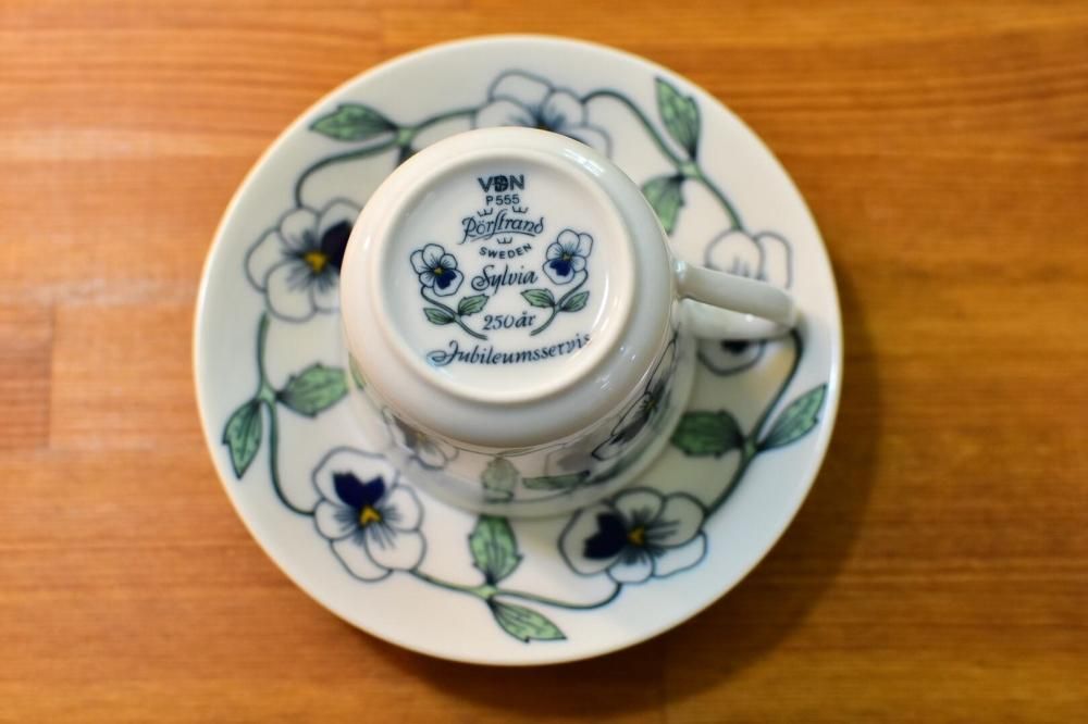 ロールストランド　シルビア セット ロールストランド シルビア コーヒーカップ&ソーサ
