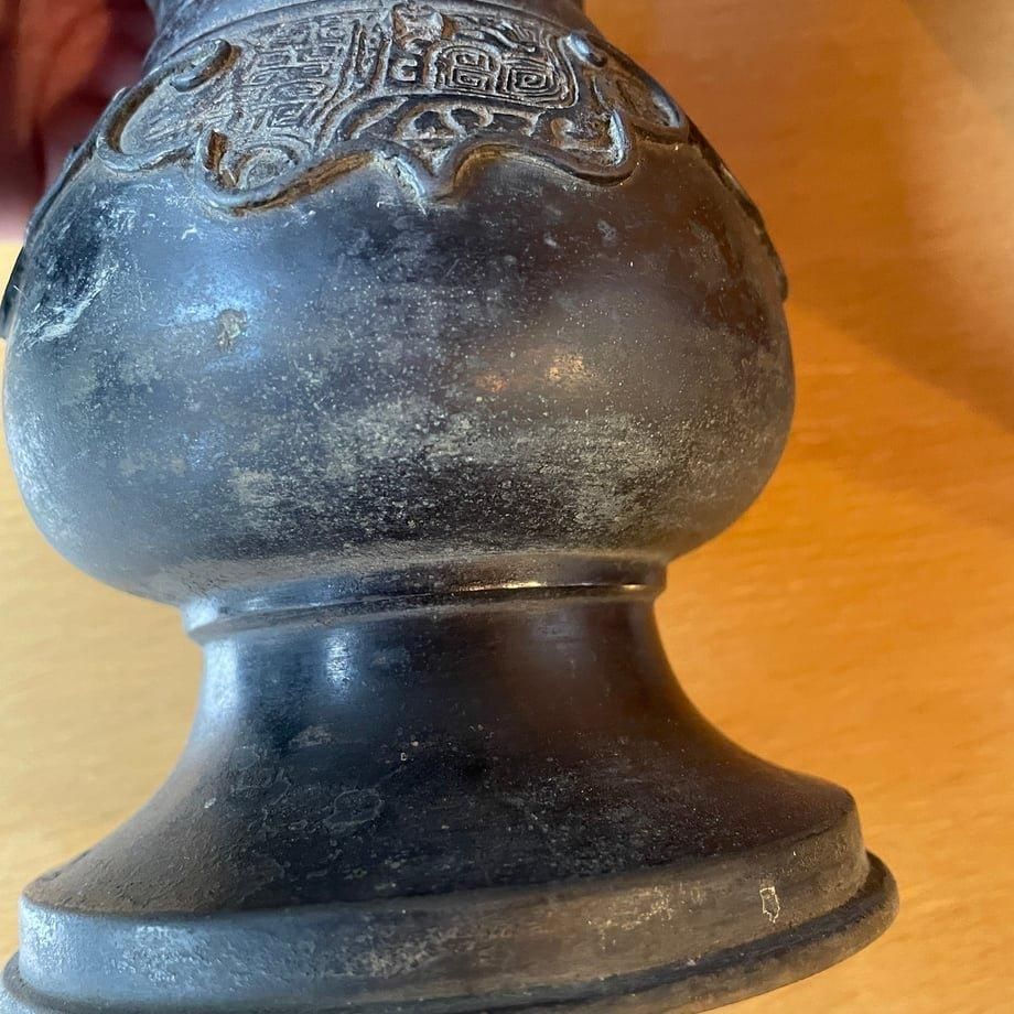 花瓶 古銅 壺 骨董 アンティーク ヴィンテージ - ANTIQUE LEAVES 花瓶 古銅 壺 骨董 アンティーク ヴィンテージ - ANTIQUE LEAVES