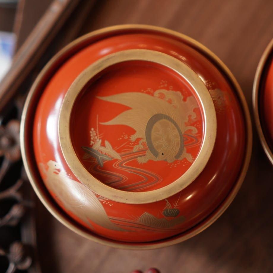 漆器椀 蓋付き 朱塗り 金蒔絵 漆器 吸物椀 金 汁椀 明治 和食器 漆器椀 蓋付き 朱塗り 金蒔絵 漆器 吸物椀 金 汁椀 明治 和食器