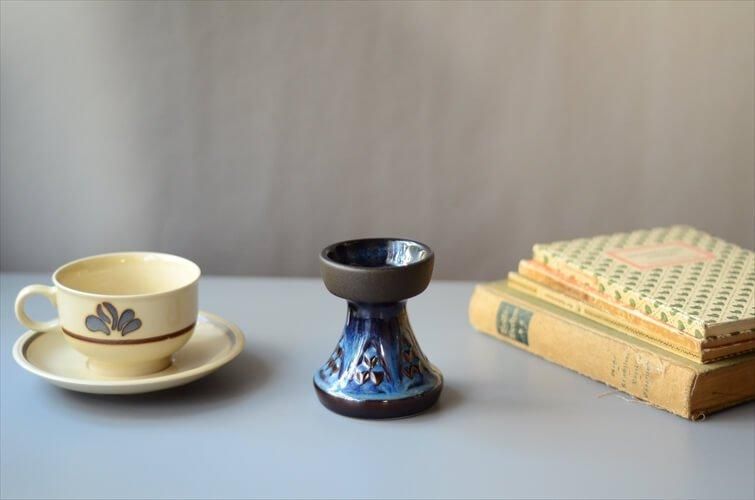 デンマーク製 SOHOLM 陶器の一輪挿し キャンドルホルダー 北欧 デンマーク製 SOHOLM 陶器の一輪挿し キャンドルホルダー 北欧