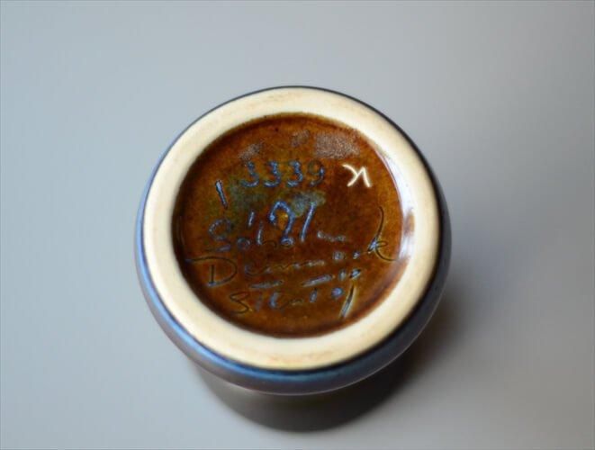デンマーク製 SOHOLM 陶器の一輪挿し キャンドルホルダー 北欧 デンマーク製 SOHOLM 陶器の一輪挿し キャンドルホルダー 北欧