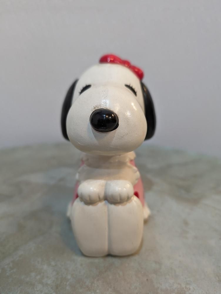 Peanuts Snoopy Savings Coin Bank スヌーピー ビンテージ