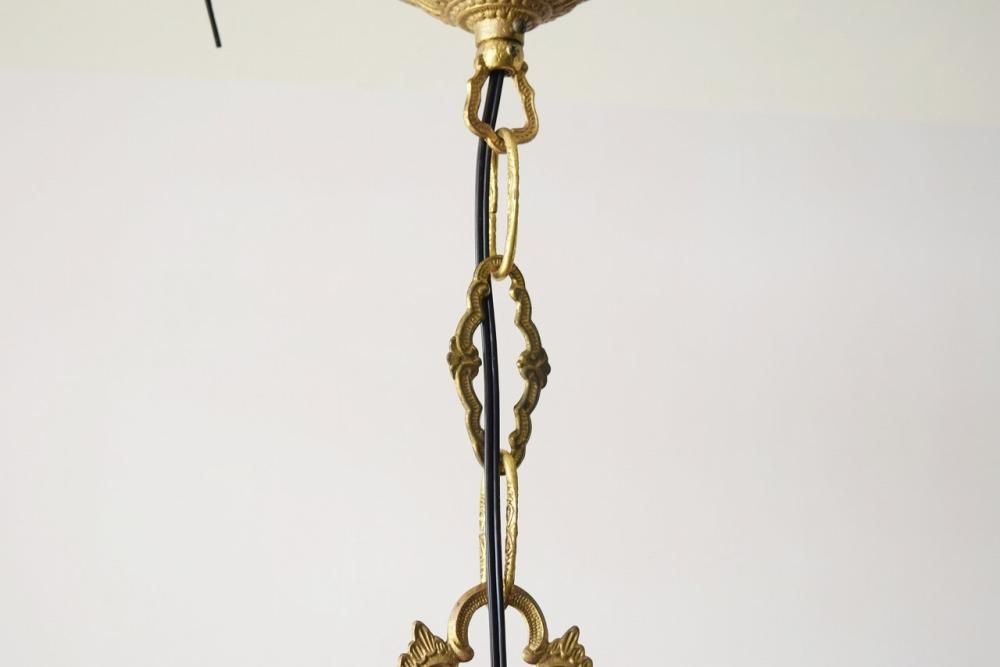 真鍮シャンデリア 8灯 クラシック アンティーク ロココ バロック ルイ