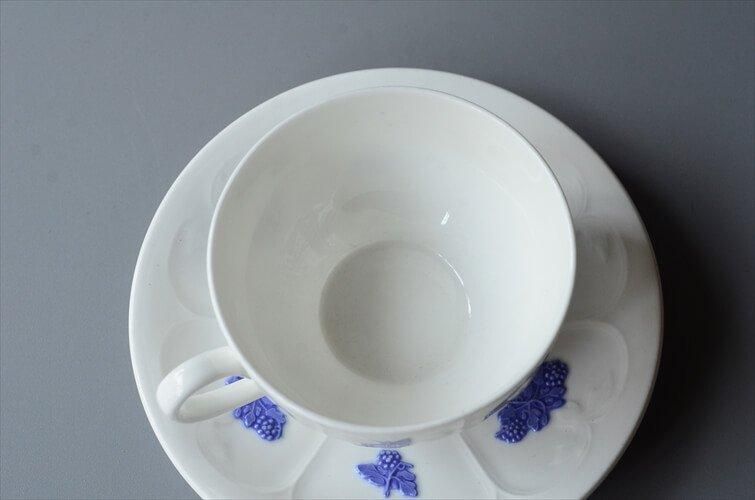 グスタフスベリ Bla Blom カップ&ソーサ