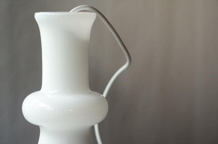 にこさん専用：デンマーク　ホルムガード　一輪挿し　ガラス デンマーク Holmegaard グリーンのガラス ヒヤシンスベース 花瓶