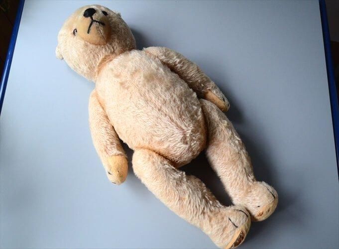 ドイツから ヴィンテージ テディベア Teddy Bear 全高49cm 手足 ドイツから ヴィンテージ テディベア Teddy Bear 全高49cm 手足