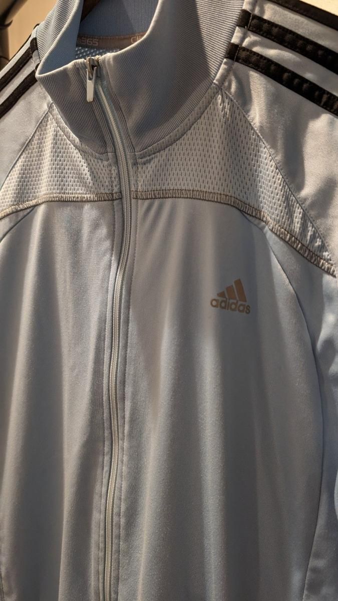 adidas トラックジャケット ブルー水色clima VINTAGE - ANTIQUE