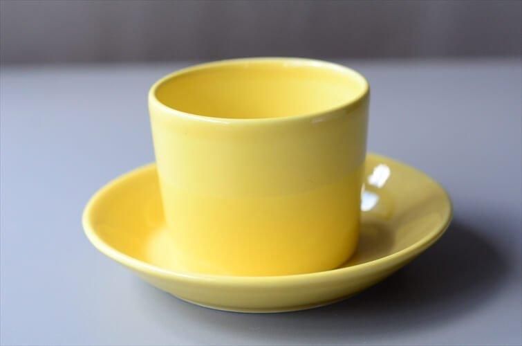 イッタラ ティーマ カップ&ソーサー イエロー 北欧ヴィンテージ