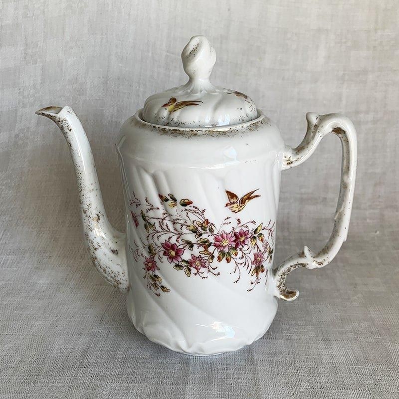 専用です。 フランスビンテージ　リモージュTea pot リモージュ野花ティーポット 大きなミルクピッチャー
