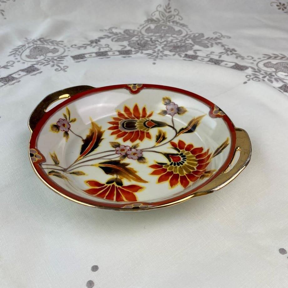 アンティーク オールドノリタケ 耳付き金彩皿 - ANTIQUE LEAVES アンティーク オールドノリタケ 耳付き金彩皿 - ANTIQUE LEAVES