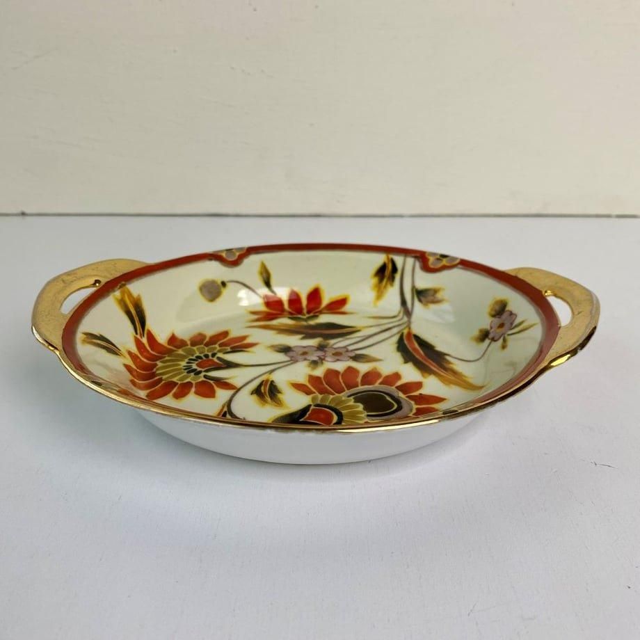 アンティーク オールドノリタケ 耳付き金彩皿 - ANTIQUE LEAVES アンティーク オールドノリタケ 耳付き金彩皿 - ANTIQUE LEAVES