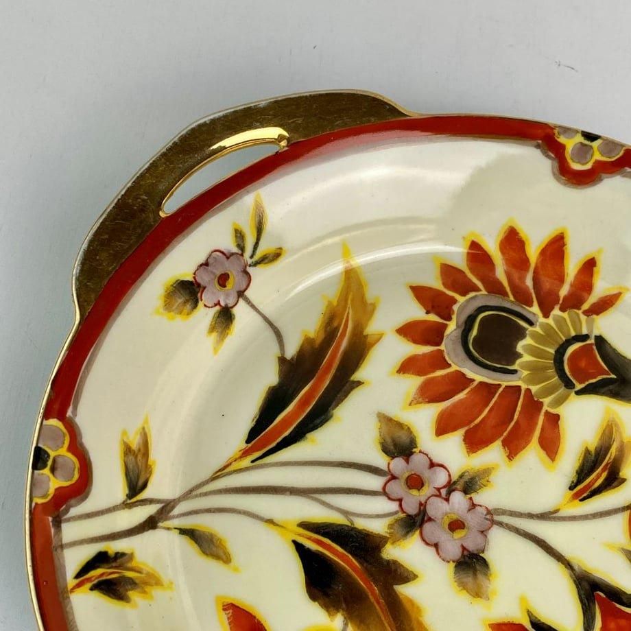 アンティーク オールドノリタケ 耳付き金彩皿 - ANTIQUE LEAVES アンティーク オールドノリタケ 耳付き金彩皿 - ANTIQUE LEAVES