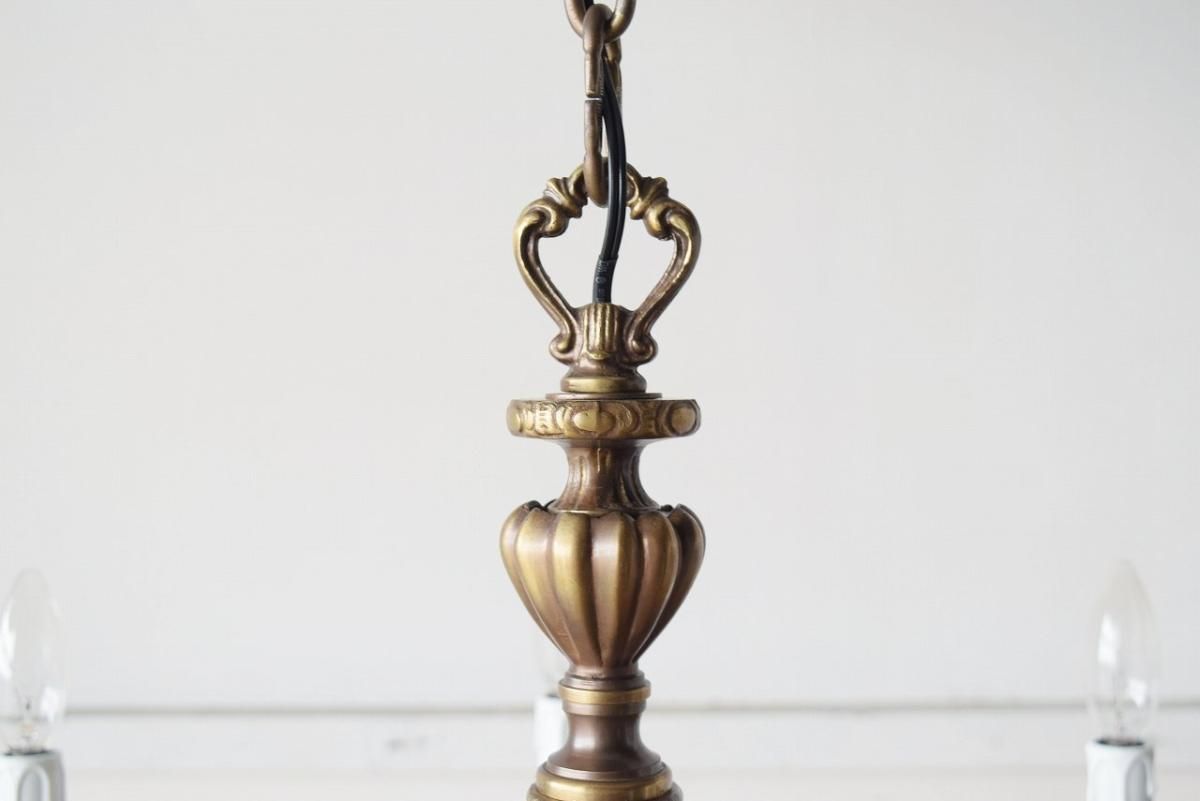 メタルフラワー シャンデリア 8灯 アンティーク調 照明 フランス アイアン メタルフラワー シャンデリア 8灯 アンティーク調 照明 フランス