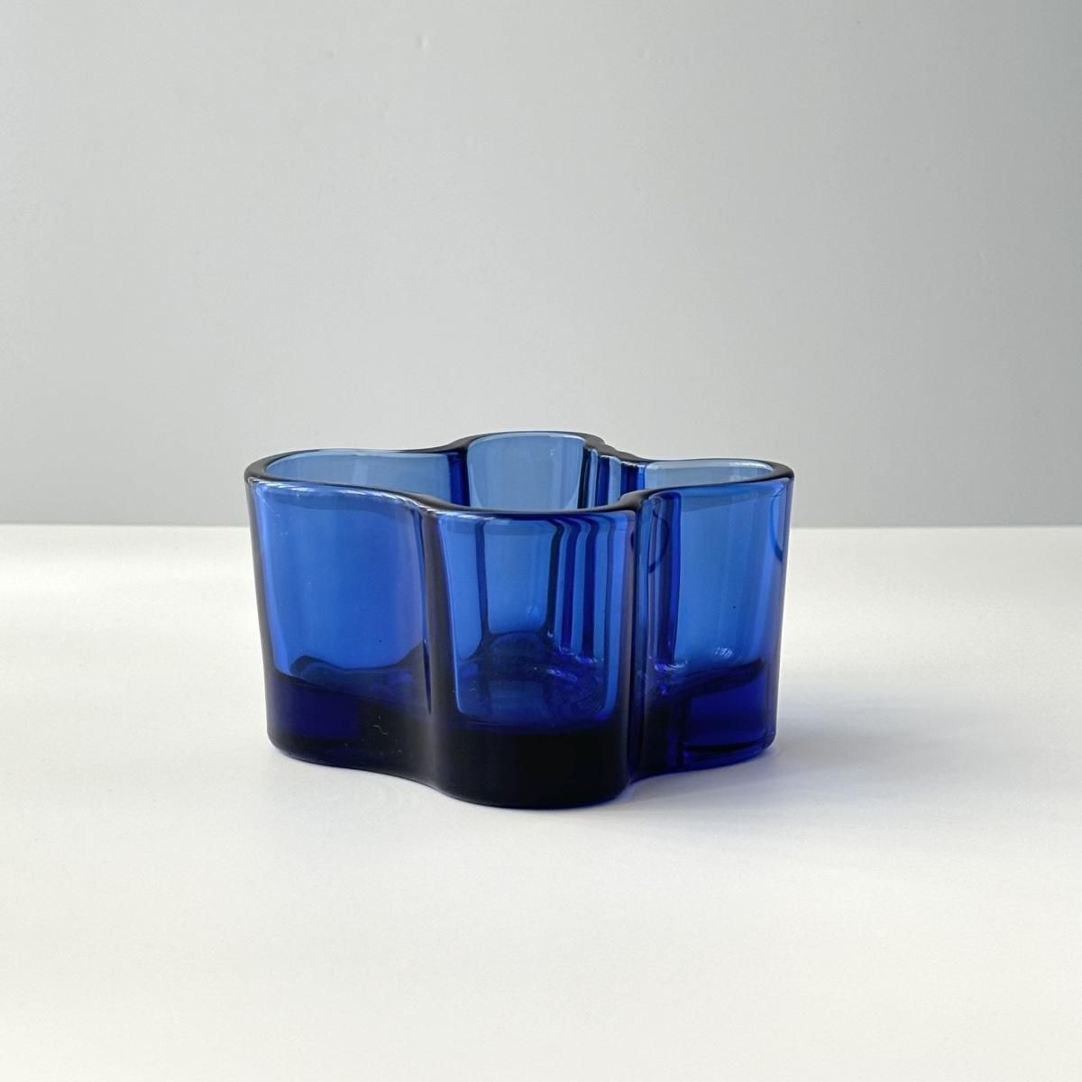 ̲ ե ơ iittala  ʥå Aalto candle holder Ultramarine blue