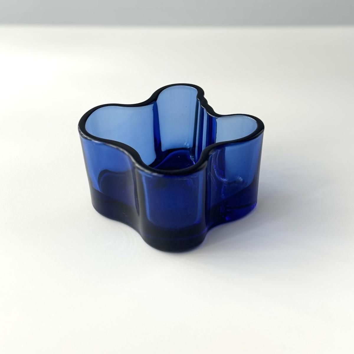 ̲ ե ơ iittala  ʥå Aalto candle holder Ultramarine blue