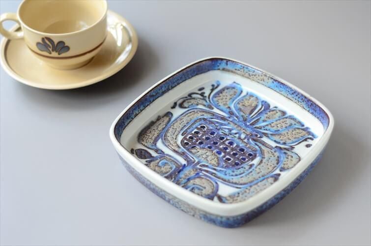 Royal Copenhagen Fajance Tenera スクエアトレー 17cm プレート Royal Copenhagen Fajance Tenera スクエアトレー 17cm プレート