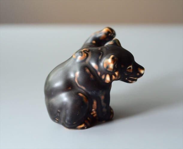 Royal Copenhagen 陶器 くまのオブジェ Knud Kyhn ロイコペ
