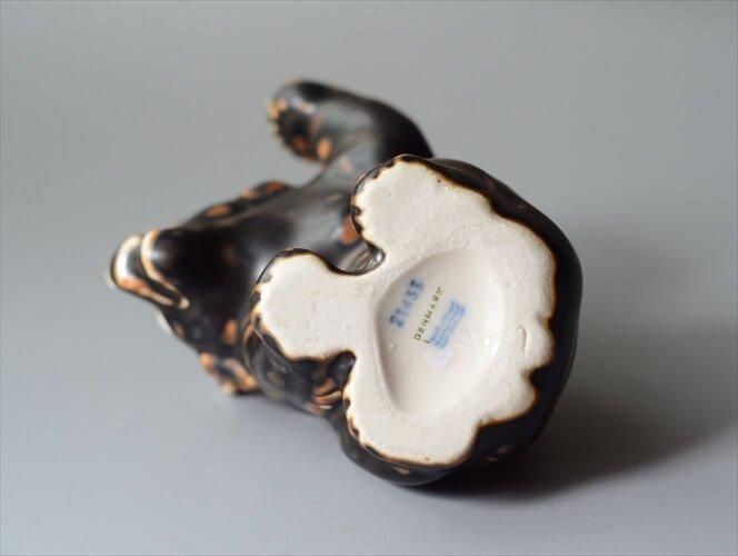 Royal Copenhagen 陶器 くまのオブジェ Knud Kyhn ロイコペ