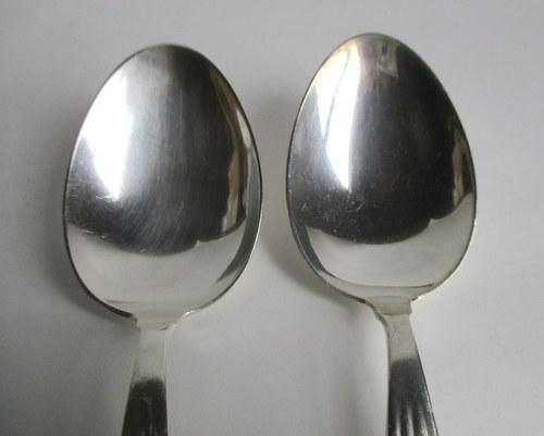 19世紀スウェーデン製　純銀　シルバースプーン ビンテージ雑貨スウェーデン製 シルバー（純銀）ティースプーン