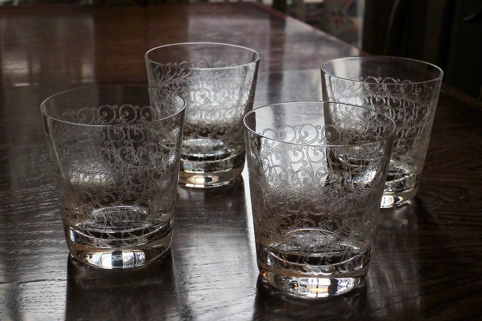 【楽天スーパーセール】 バカラ ローハン LEAVES ANTIQUE - 5875 98mm ロックグラス グラス・カップ・酒器