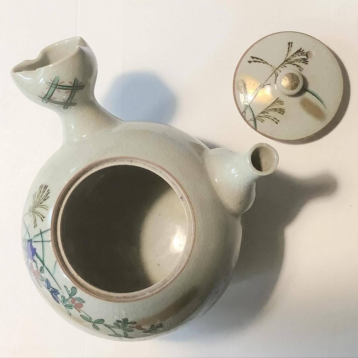 九谷焼 急須 - ANTIQUE LEAVES 九谷焼 急須 - ANTIQUE LEAVES