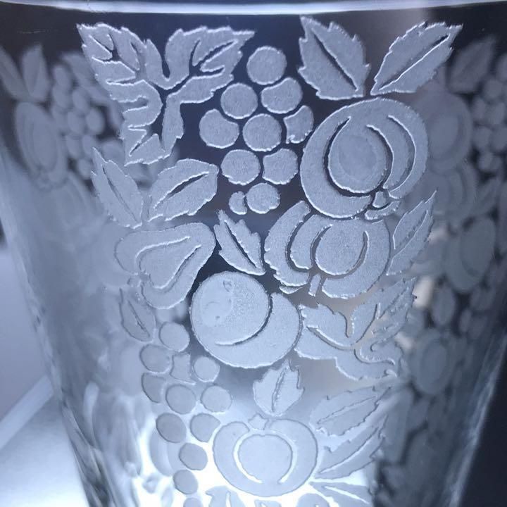 可愛いオールドバカラBACCARATアペリティフグラス☆果物で 可愛いオールドバカラBACCARATアペリティフグラス☆果物で