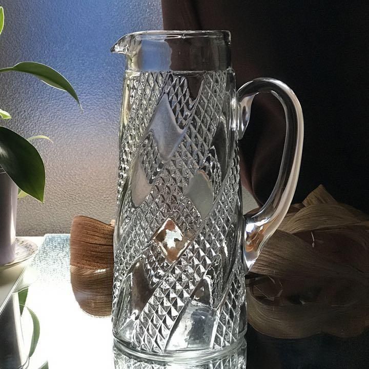 美しいオールドバカラBACCARATセルパンタンSERPENTINE水差し 美しいオールドバカラBACCARATセルパンタンSERPENTINE水差し
