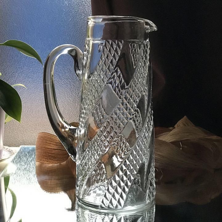 美しいオールドバカラBACCARATセルパンタンSERPENTINE水差し 美しいオールドバカラBACCARATセルパンタンSERPENTINE水差し