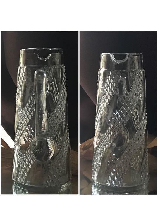 美しいオールドバカラBACCARATセルパンタンSERPENTINE水差し 美しいオールドバカラBACCARATセルパンタンSERPENTINE水差し
