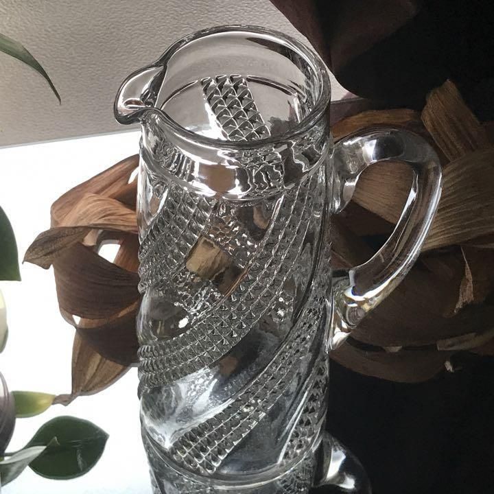 美しいオールドバカラBACCARATセルパンタンSERPENTINE水差し 美しいオールドバカラBACCARATセルパンタンSERPENTINE水差し