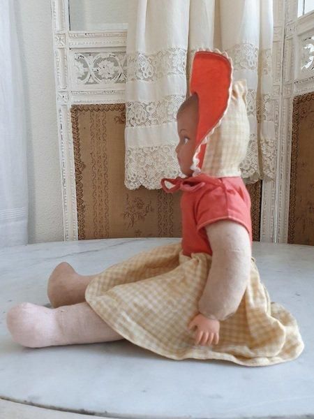 フランスアンティークパピエマシェドールヘッド パピエマルシェドールヘッド - ANTIQUE LEAVES