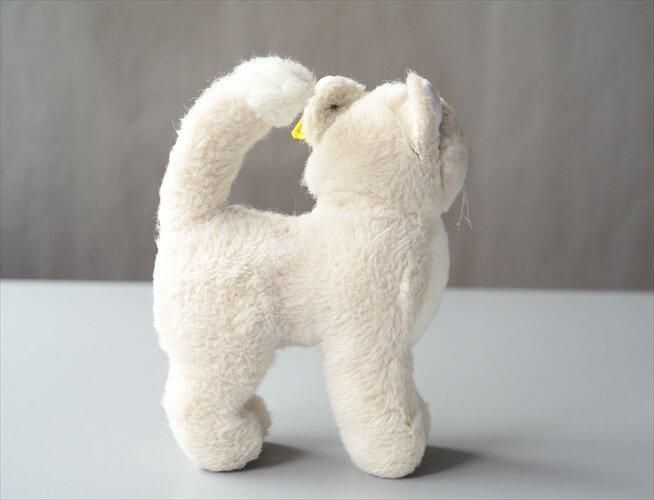 ドイツ製 Steiff 白猫 シュタイフ ぬいぐるみ cat ドール ドイツ製 Steiff 白猫 シュタイフ ぬいぐるみ cat ドール