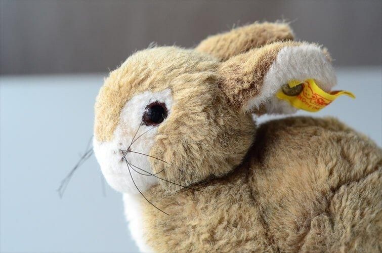 ドイツ製 Steiff ウサギ シュタイフ ぬいぐるみ Brown Bunny ドイツ製 Steiff ウサギ シュタイフ ぬいぐるみ Brown Bunny