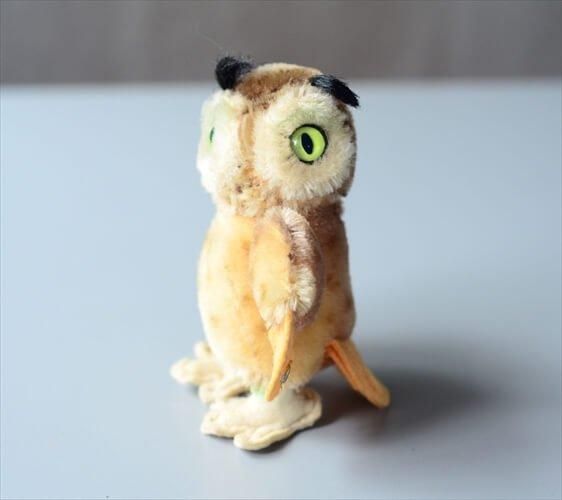 ドイツ製 Steiff フクロウ シュタイフ ぬいぐるみ Owl Wittie