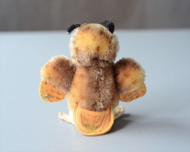 ドイツ製 Steiff 小さなフクロウ シュタイフ ぬいぐるみ Owl ドイツ製 Steiff 小さなフクロウ シュタイフ ぬいぐるみ Owl