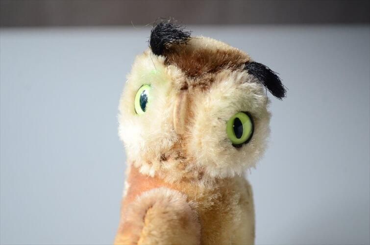 ドイツ製 Steiff 小さなフクロウ シュタイフ ぬいぐるみ Owl ドイツ製 Steiff 小さなフクロウ シュタイフ ぬいぐるみ Owl