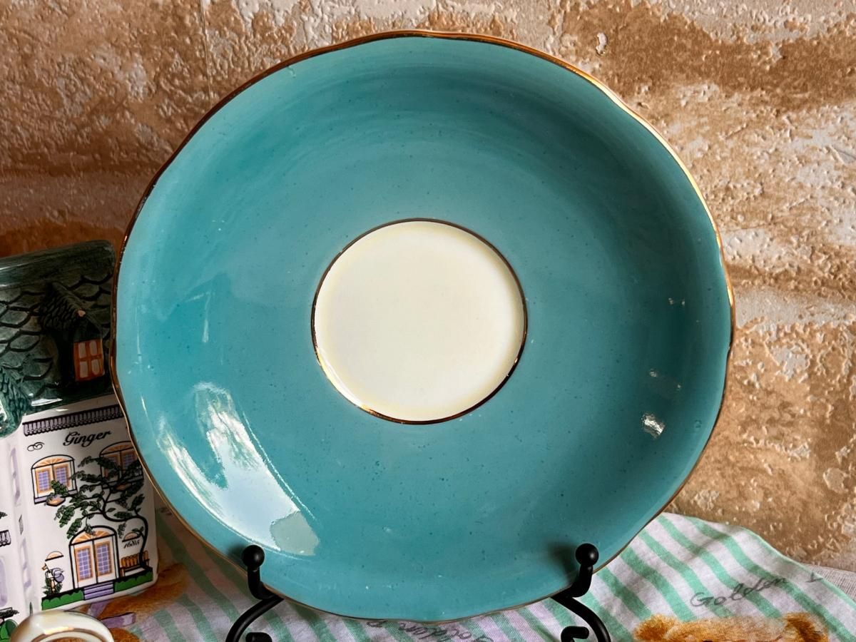 【専用】おまとめ エインズレイ グリーン カップ&ソーサー 英国製 レア メイソンズ